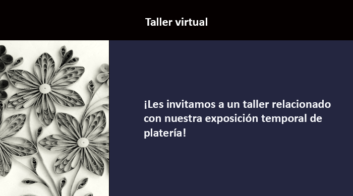 Taller virtual: Filigrana sin metal, por Daniela Osorio.