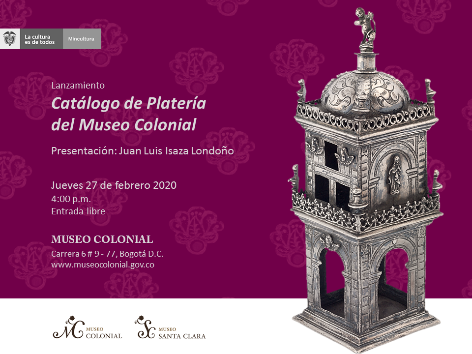 Lanzamiento del Catálogo de platería del Museo Colonial, presentado por Juan Luis Isaza