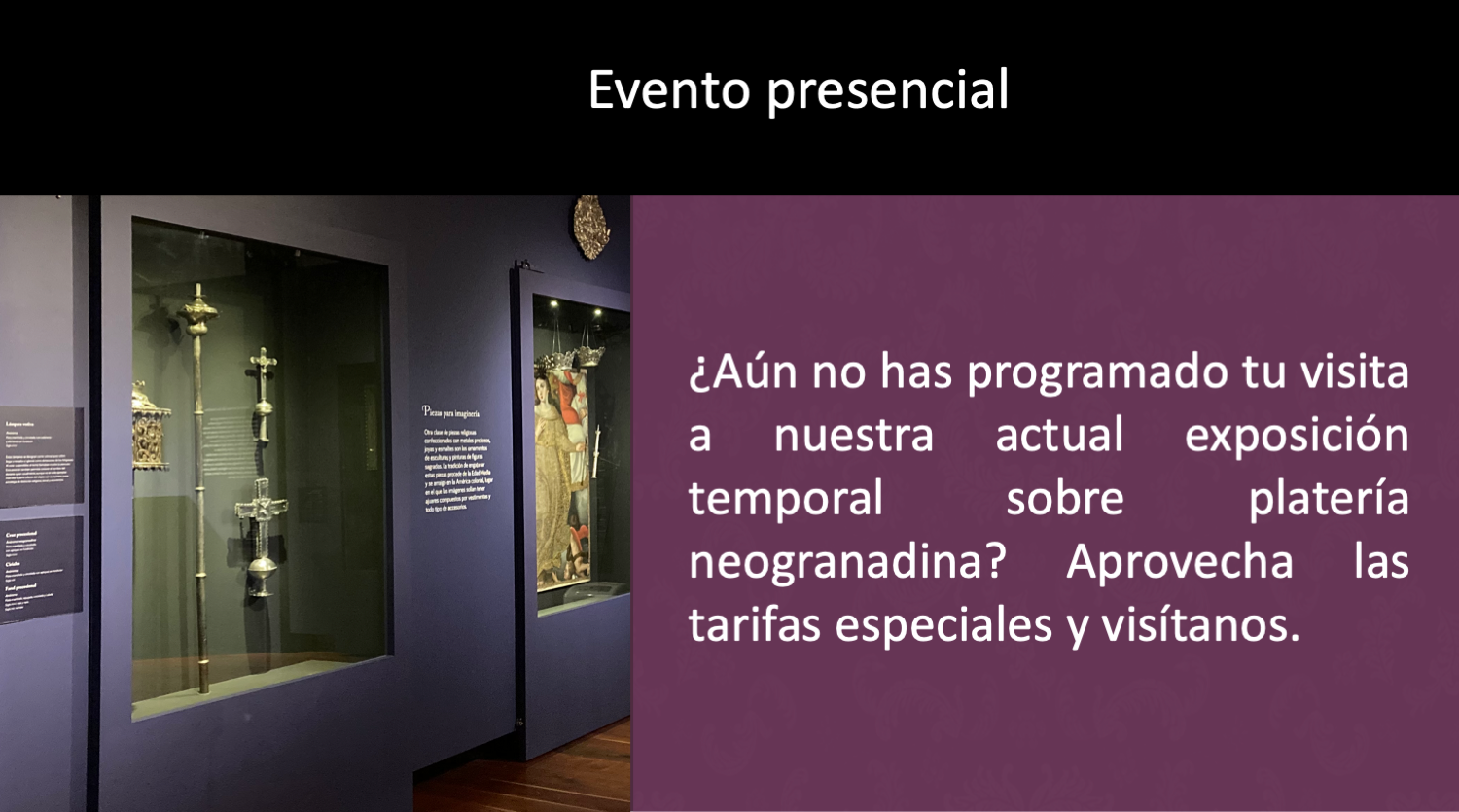 Recorridos comentados por la exposición temporal: Lo sagrado y lo humano: Platería en el Nuevo Reino de Granada.