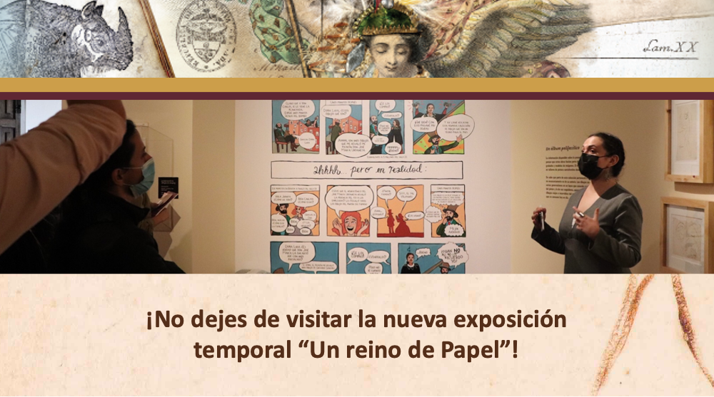 Recorridos comentados por la exposición temporal Un reino de papel: Dibujos, estampas, manuscritos e impresos en la Nueva Granada
